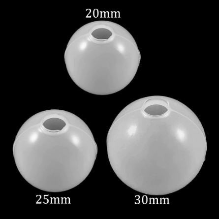 3 Pcs Large Hole Sphere Ball Epoxy Mold Silicone