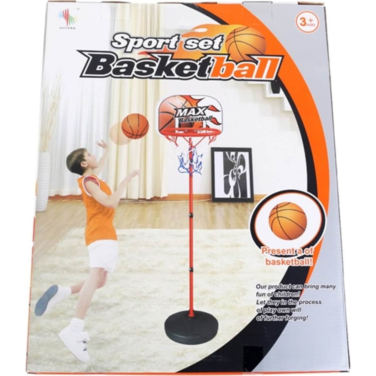 165cm Adjustable Basketball Stand for Kids
