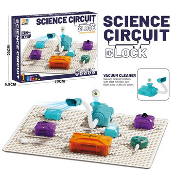 21-Piece Electric Vacuum Cleaner Science Circuit Kit – 44 Experiments