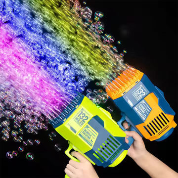 132-Hole Automatic Electric Bubble Gun