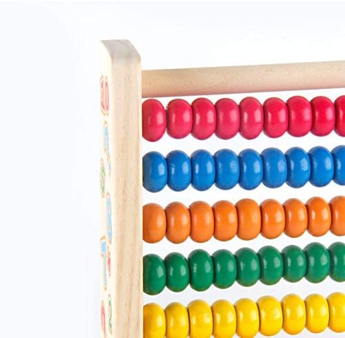 Wooden Abacus Counting Learning Frame With 100 Beads