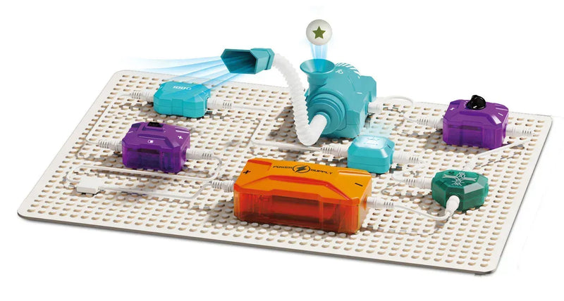 21-Piece Electric Vacuum Cleaner Science Circuit Kit – 44 Experiments