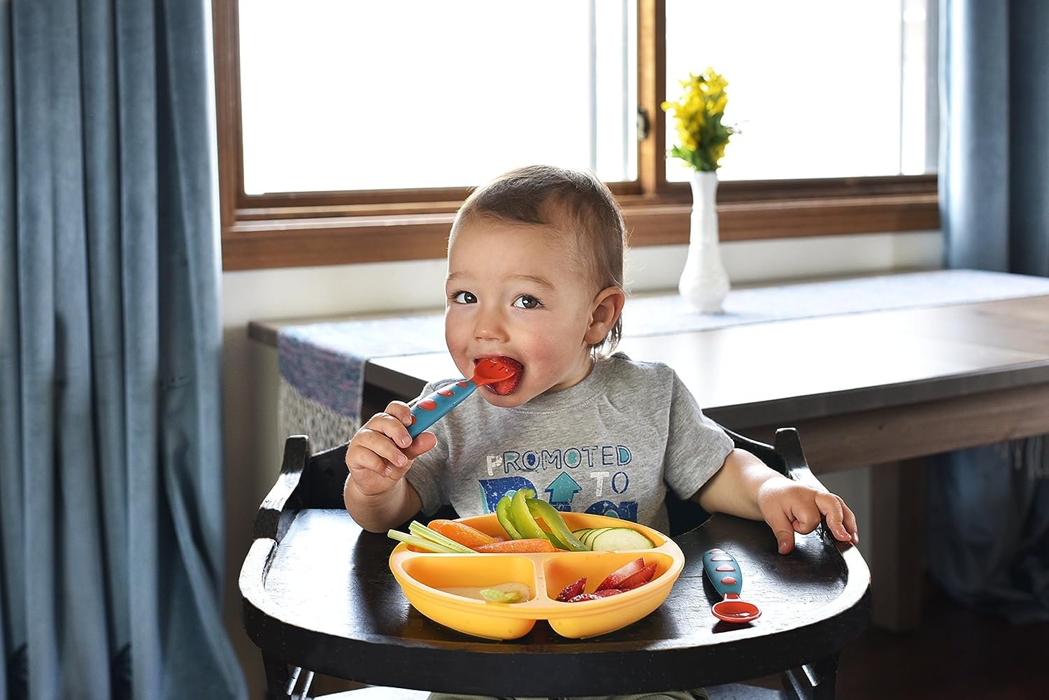 Silicone Baby Self Feeding Suction Plate