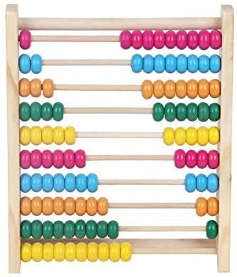 Wooden Abacus Counting Learning Frame With 100 Beads