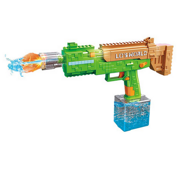 MineCraft Pixel Style Electric Water Gun