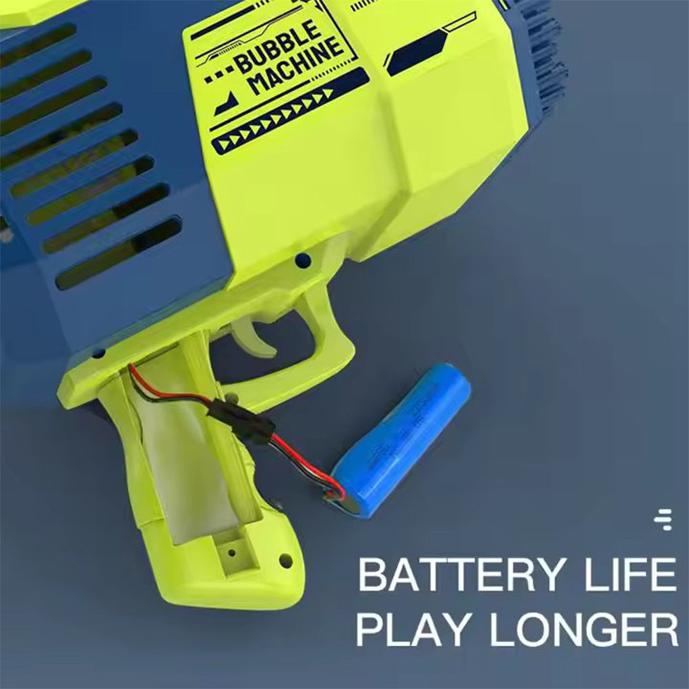 132-Hole Automatic Electric Bubble Gun