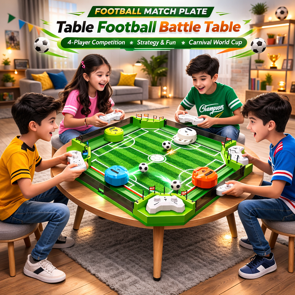 4-Player Remote Control Tabletop Football Arena
