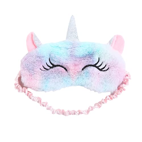 Unicorn Eye Mask Sleep Masks For Girls Blindfold For Women for Insomnia, Meditation, Puffy Eyes And Dark Circles Eye Shade
