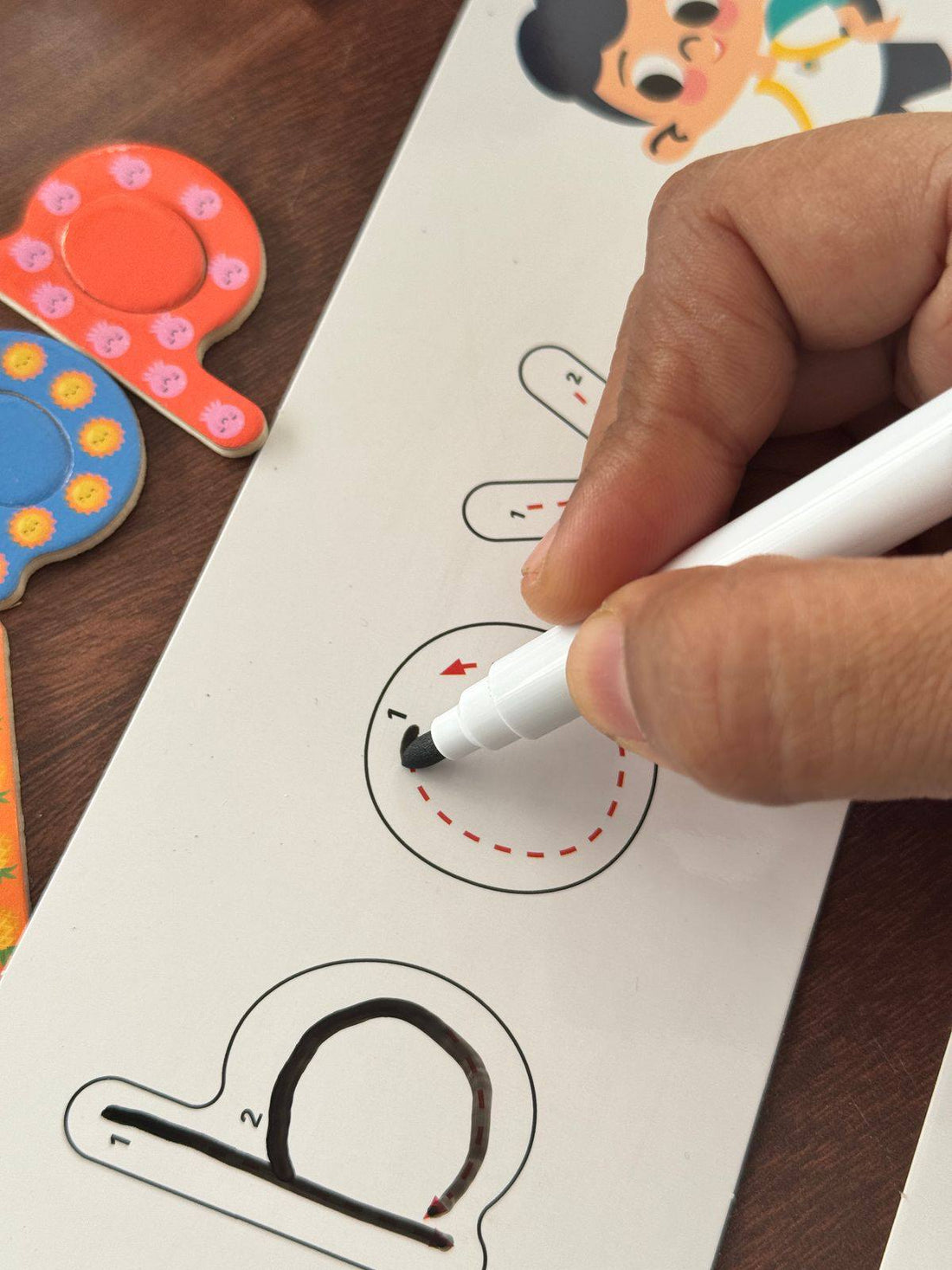 Reusable Wipe and Clean Activity Spelling game