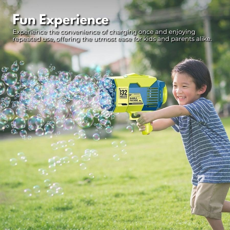 132-Hole Automatic Electric Bubble Gun