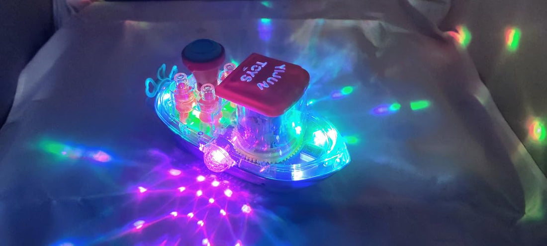 Gear Ship Bump and Go Toy with 3D Lights and Music