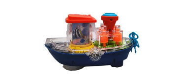 Gear Ship Bump and Go Toy with 3D Lights and Music