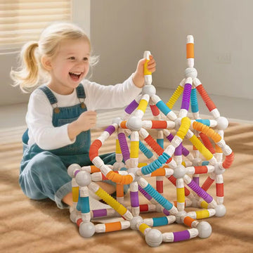 Educational DIY Telescopic Building Blocks Set