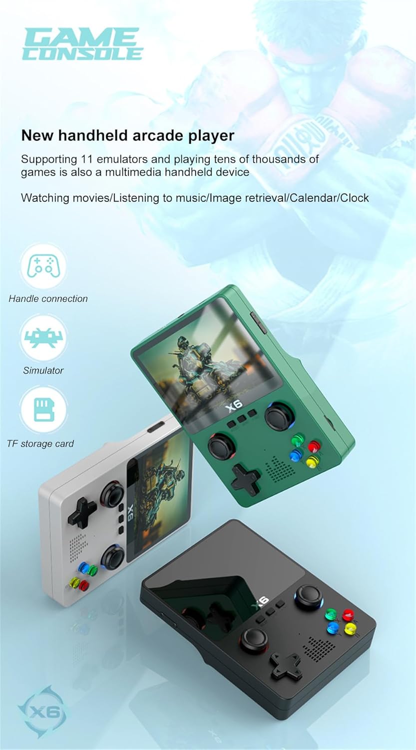 3.5 Inch HD Screen X6 Handheld Game Console