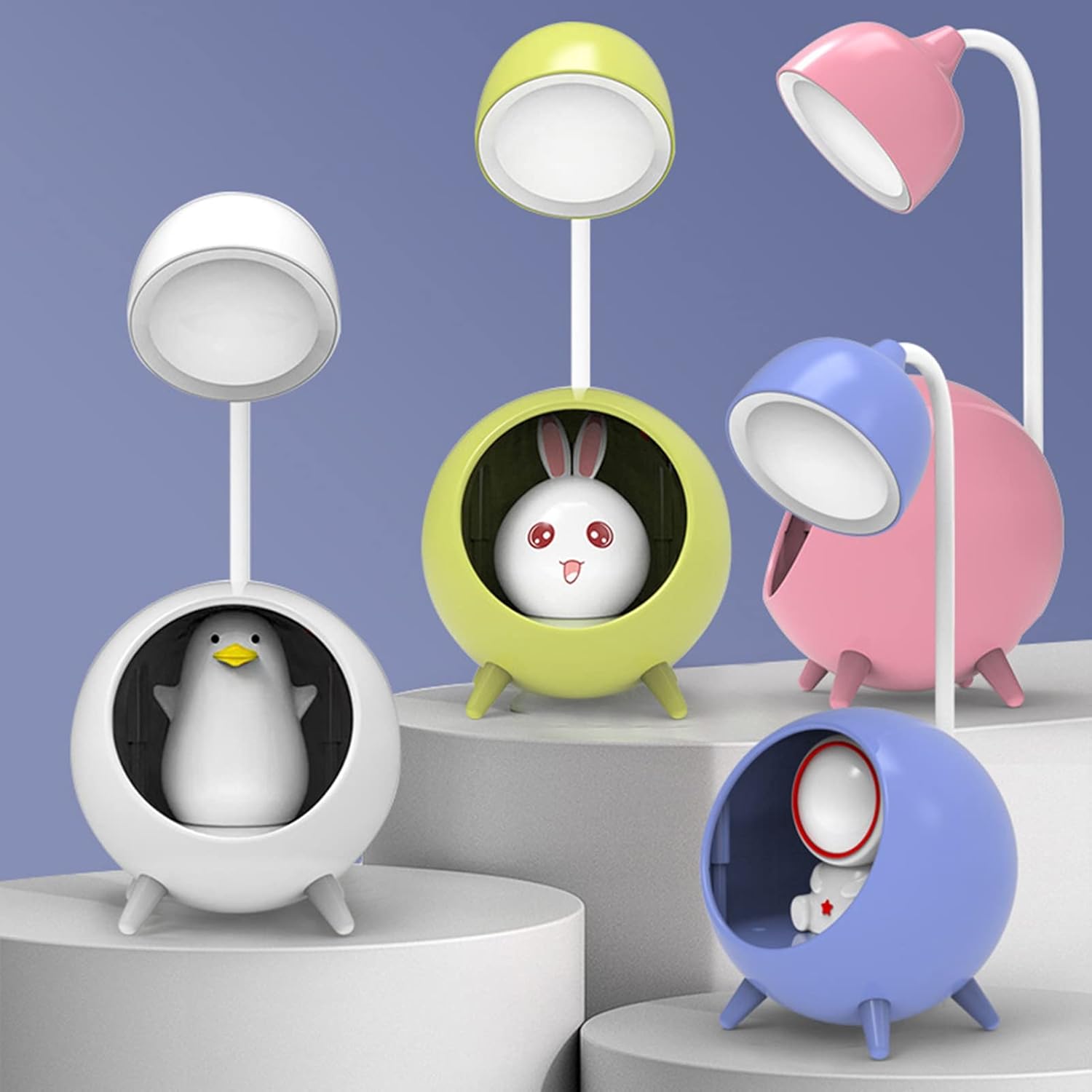 Kids Rechargeable LED Desk Lamp Night Light