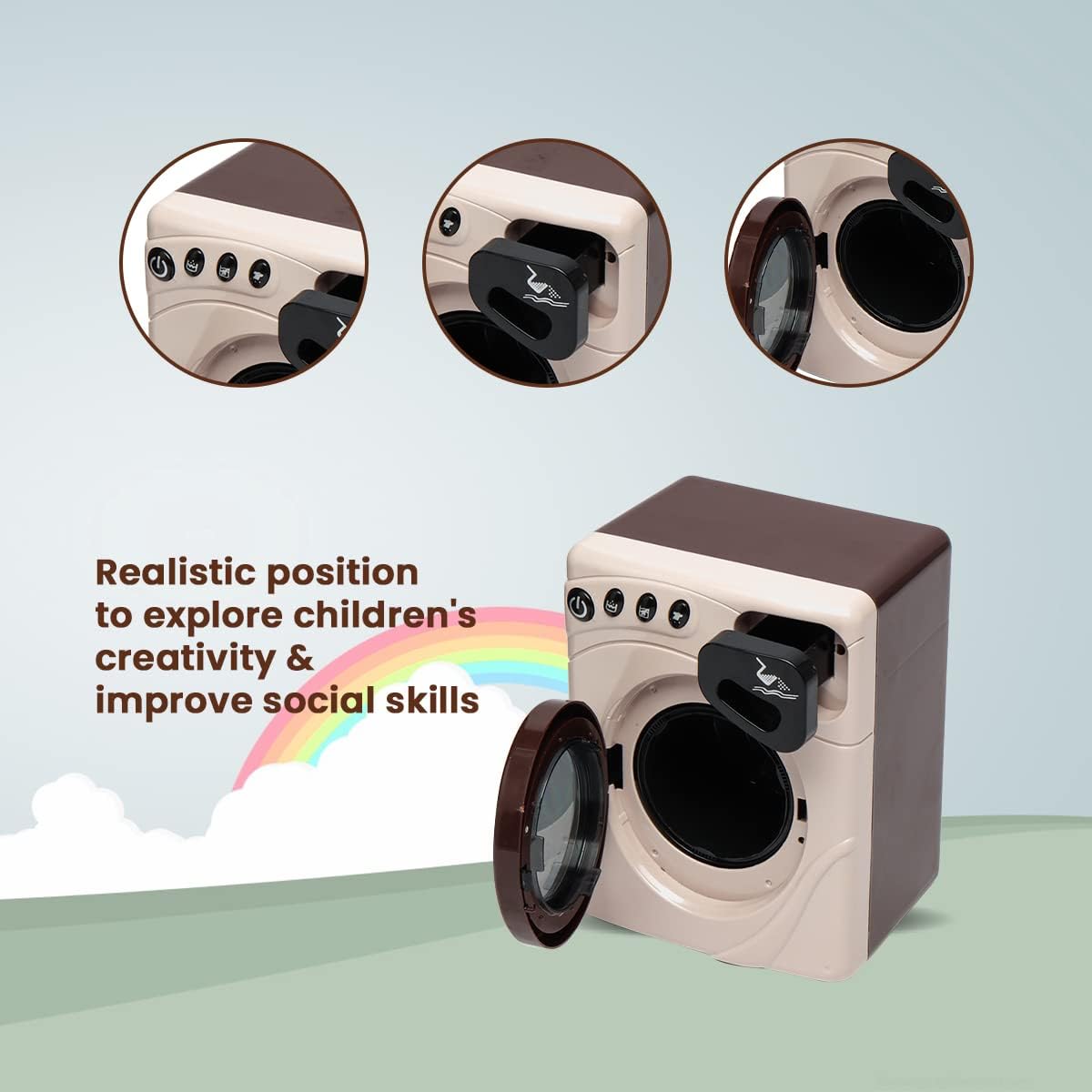 Mini Home Appliance Multifunctional Washing Machine for Kids