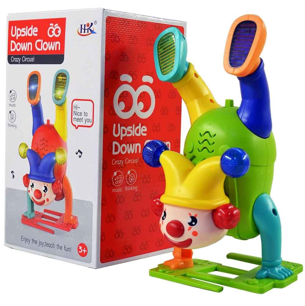 Musical Clown Upside Down Handstand Joker Dancing Toy