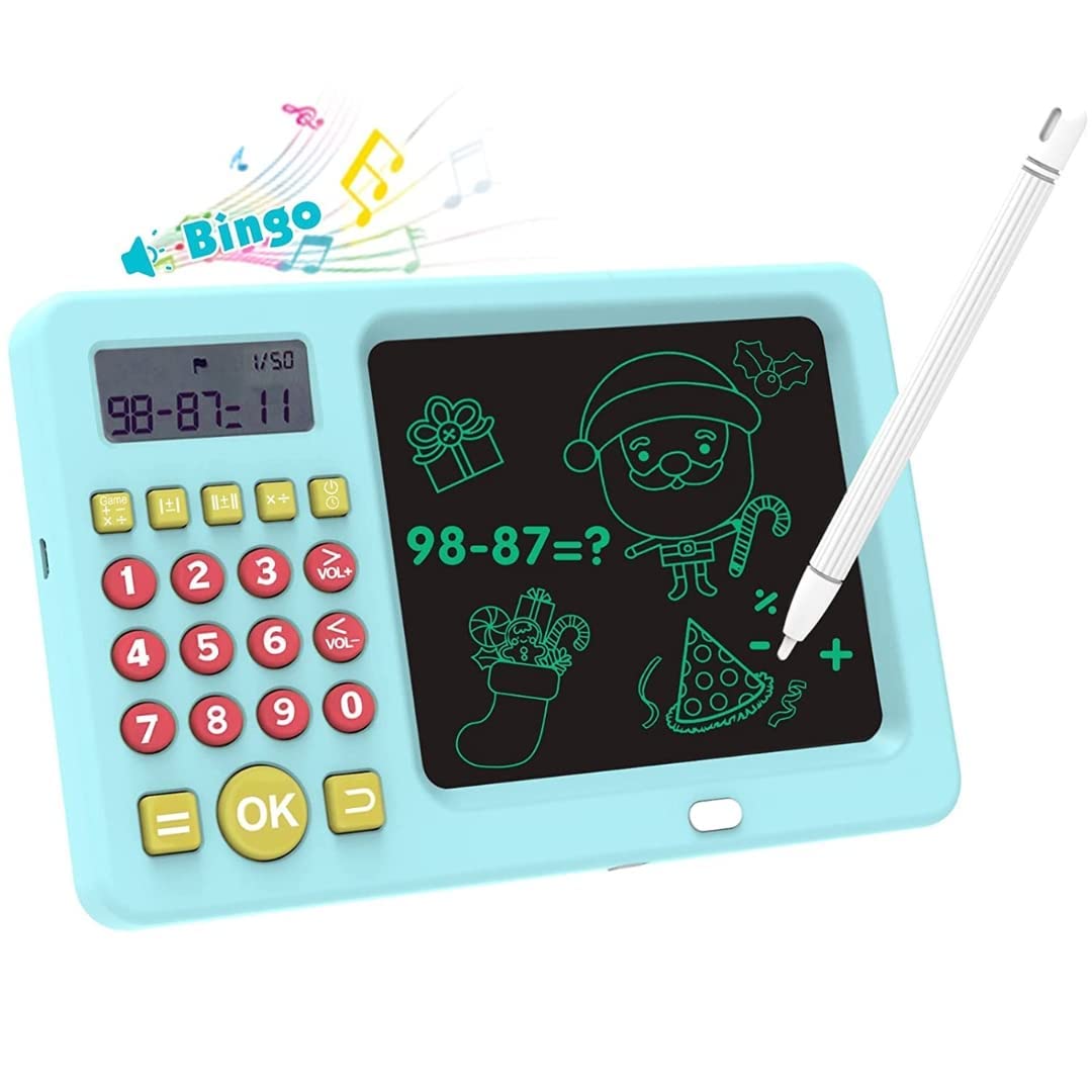 2 in 1 Electric Math Calculator and Doodle Scribbler Board