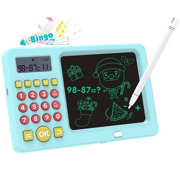 2 in 1 Electric Math Calculator and Doodle Scribbler Board