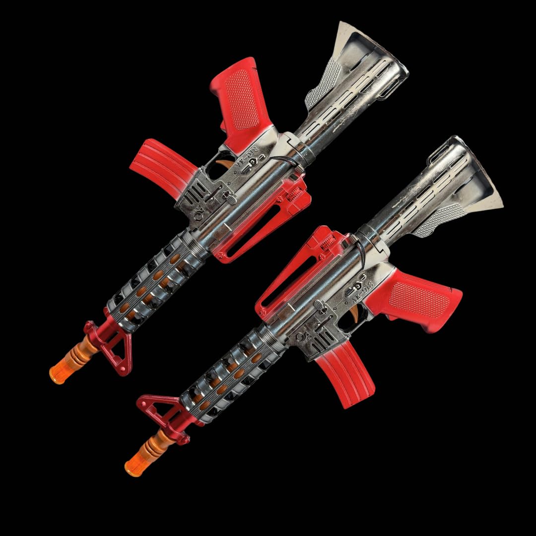 Light Sound Electric M16 Rotating Flash Light Gun