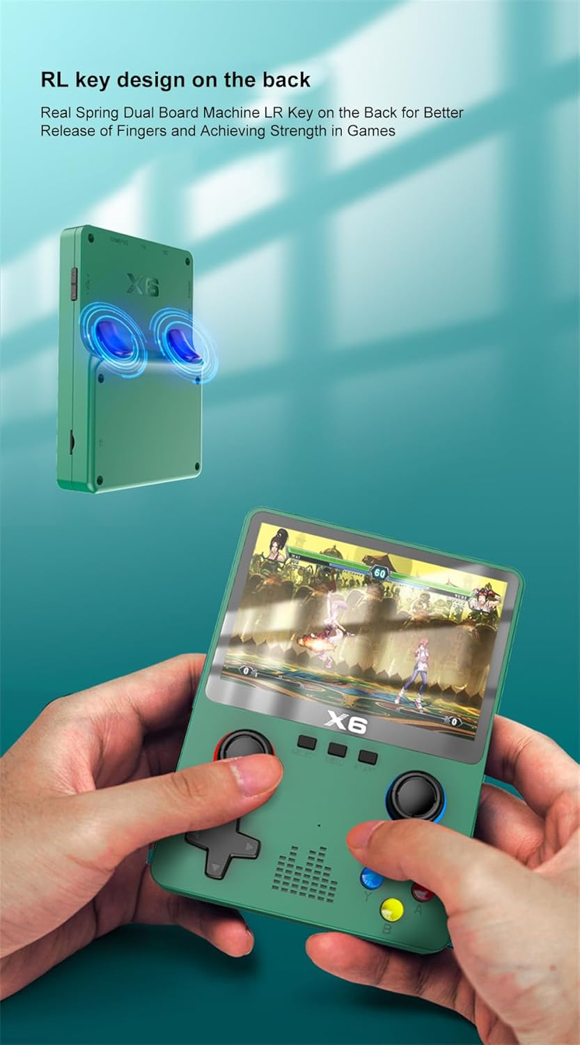 3.5 Inch HD Screen X6 Handheld Game Console