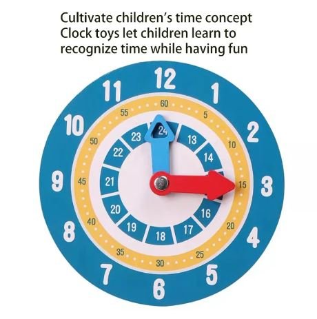 Double Sided - Math Counting Learning & Clock