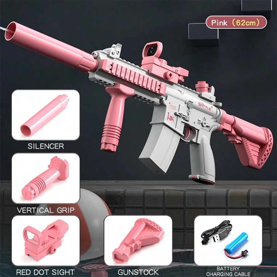 M416 Electric Water Gun with Rechargeable Battery | Best Water Blaster for Kids