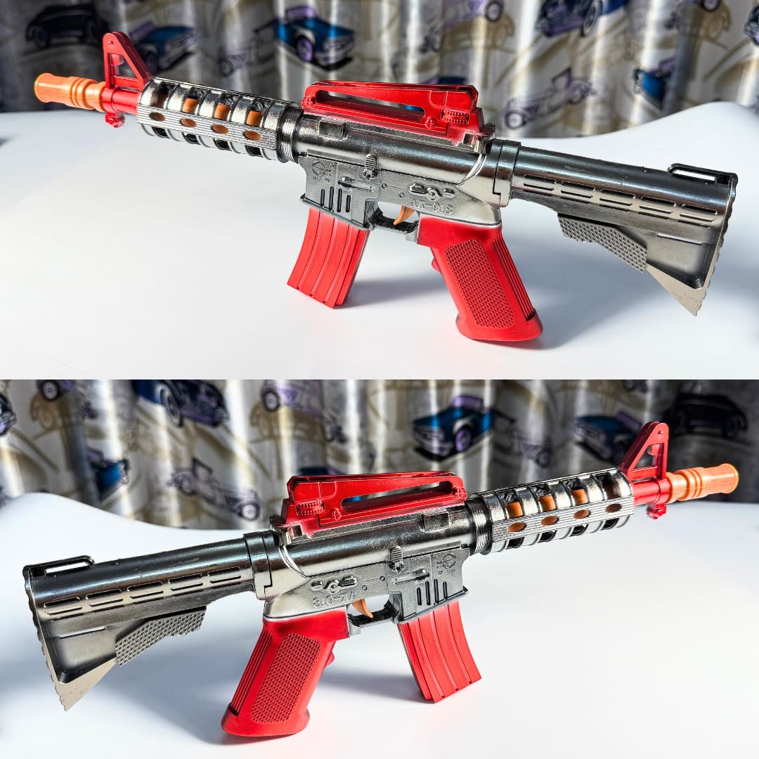 Light Sound Electric M16 Rotating Flash Light Gun