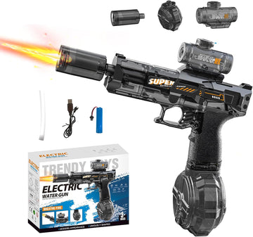 Electric Auto Water Gun with Muzzle Flash Lights