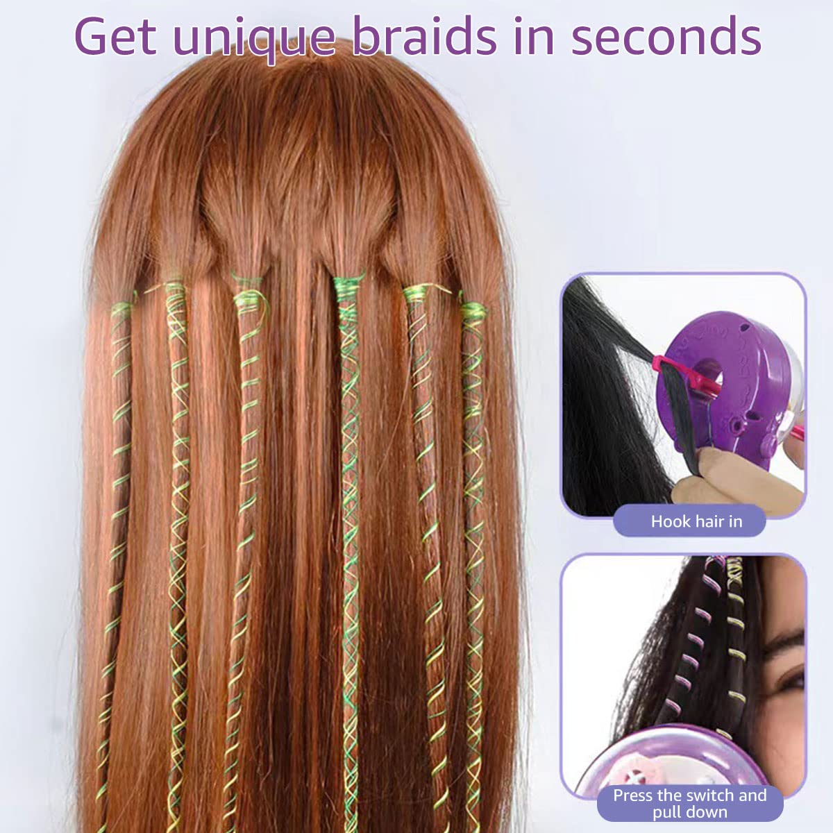 Automatic Hair Braider Device Kit for kids