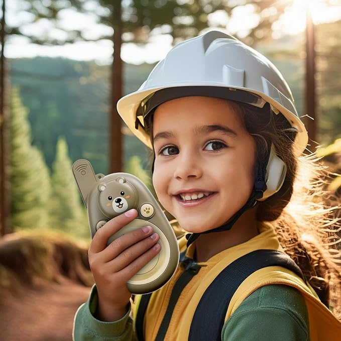 2Pcs Kids Walkie Talkie Set – Long Range 300m Cartoon Toy for Boys & Girls