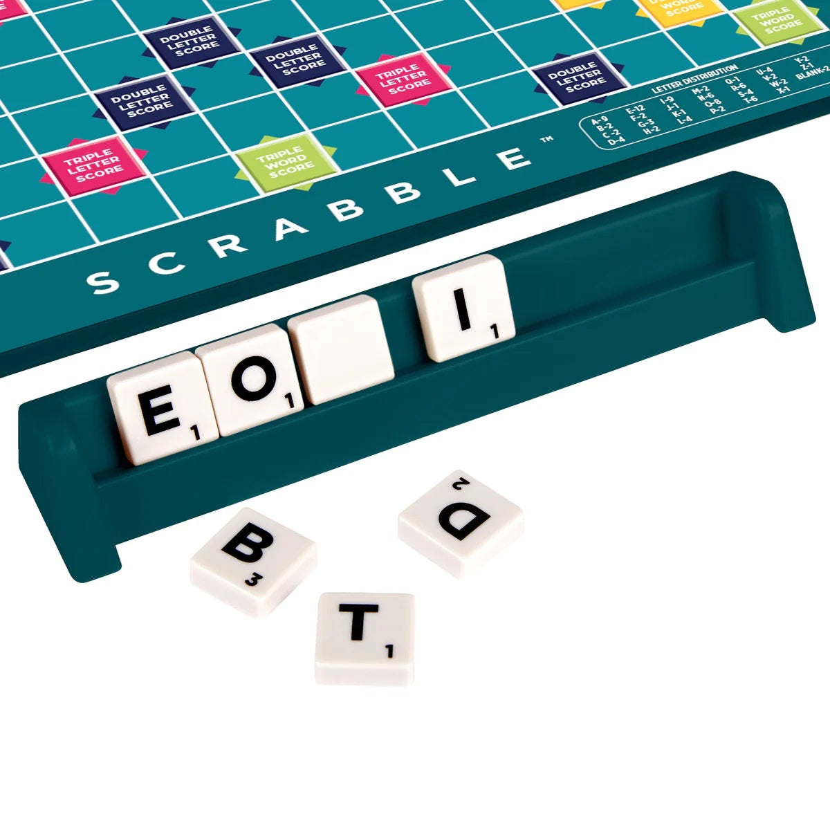 English Scrabble Board Game and Travel puzzle