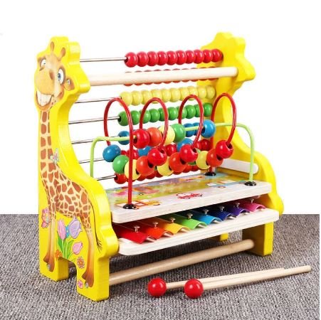 Three-in-One Giraffe Calculation Frame Eight-Tone