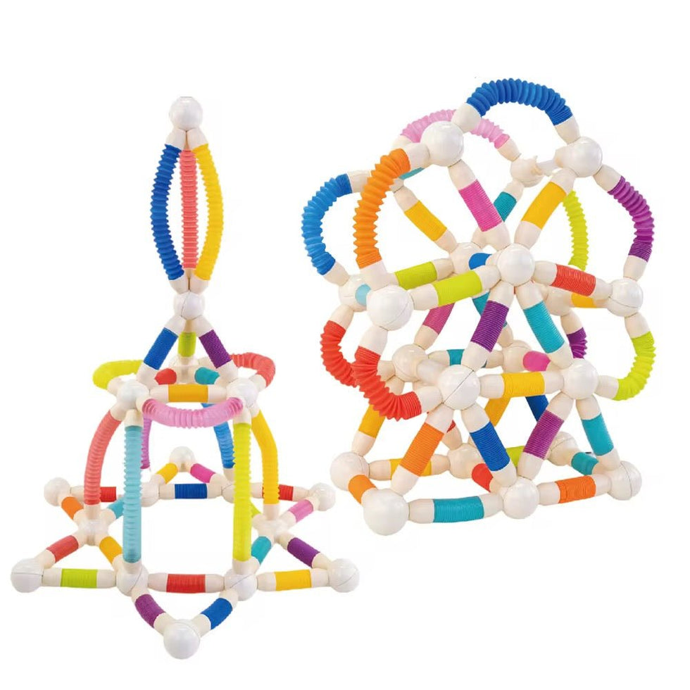 Educational DIY Telescopic Building Blocks Set