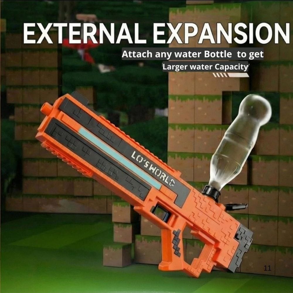 Minecraft Long-Range Automatic Water Blaster