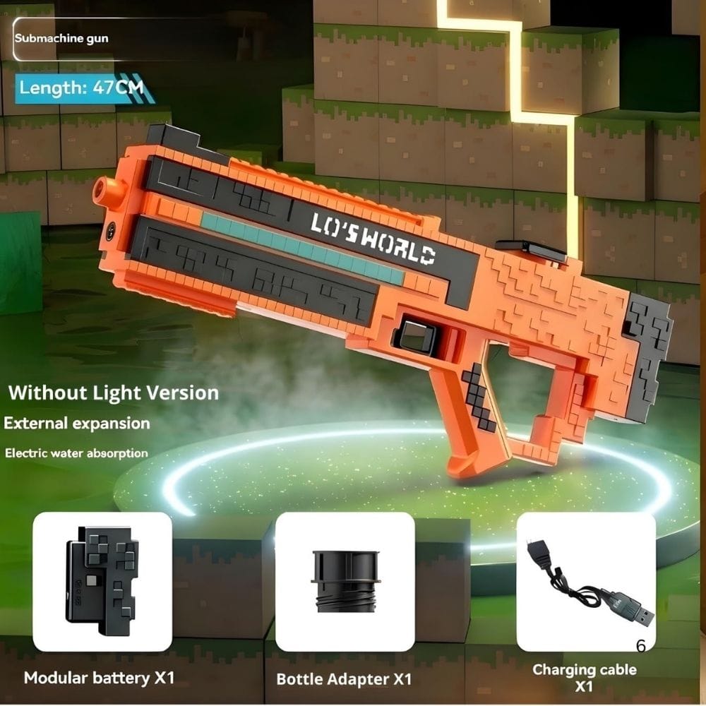 Minecraft Long-Range Automatic Water Blaster