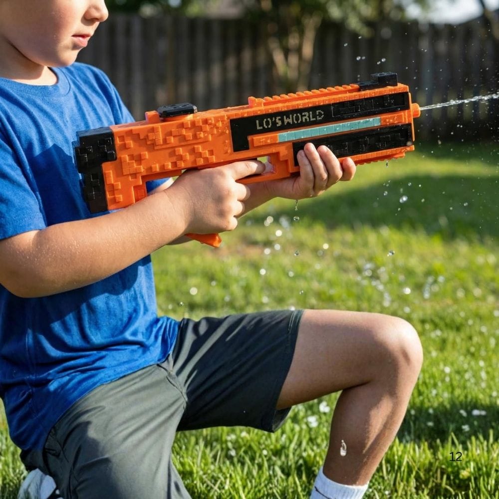 Minecraft Long-Range Automatic Water Blaster