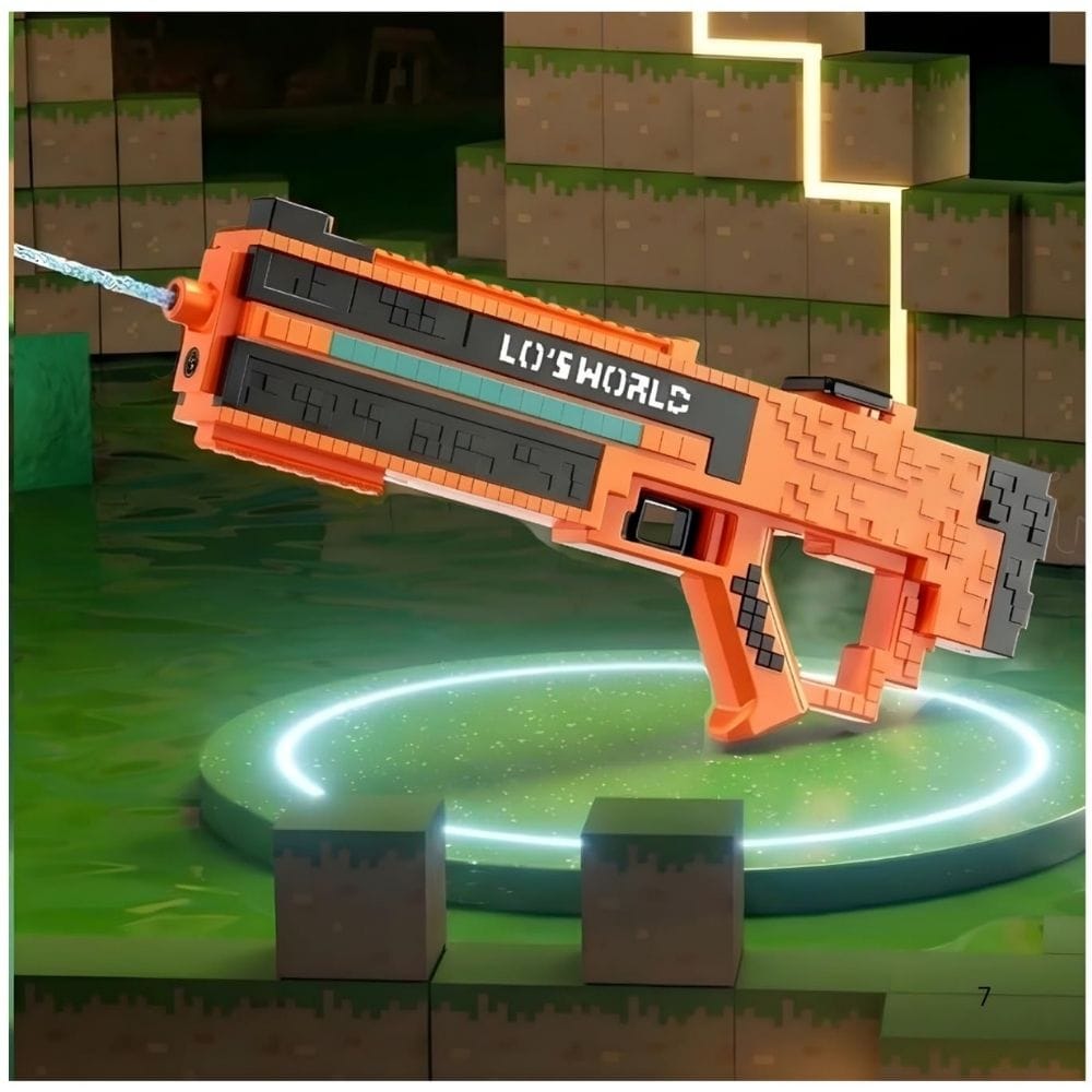Minecraft Long-Range Automatic Water Blaster