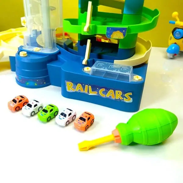 Musical Cars Parking & Roller Coaster Track