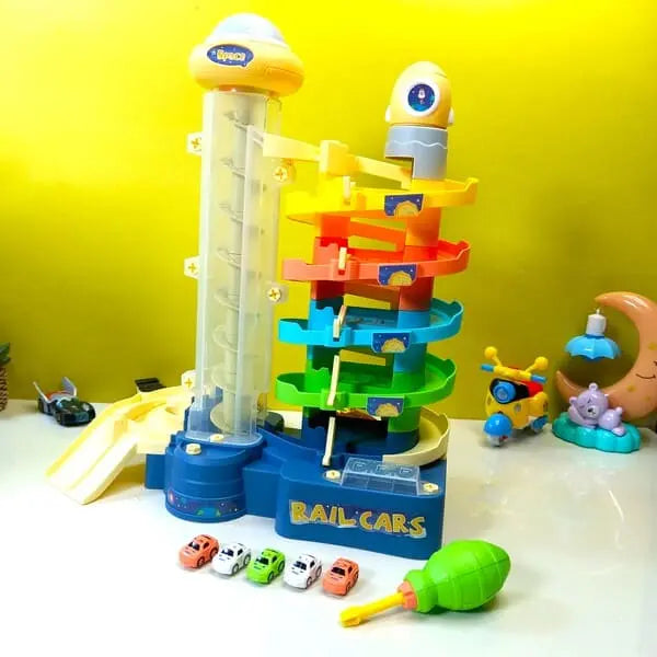 Musical Cars Parking & Roller Coaster Track