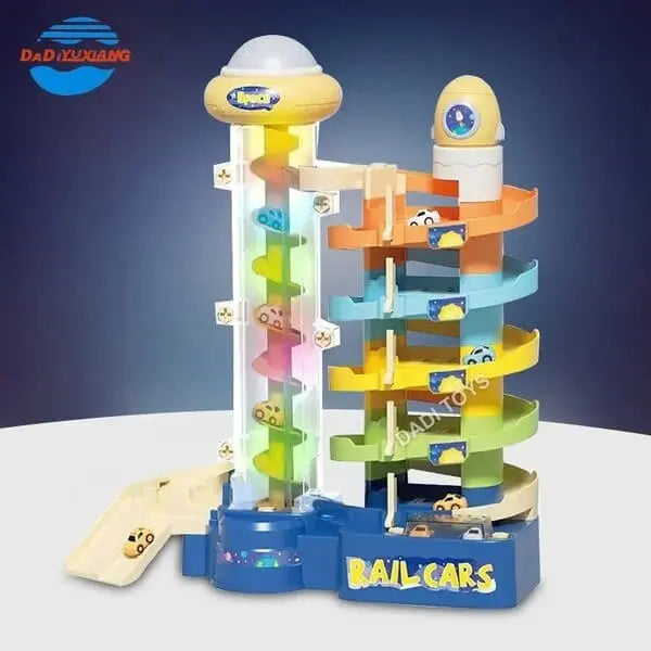 Musical Cars Parking & Roller Coaster Track