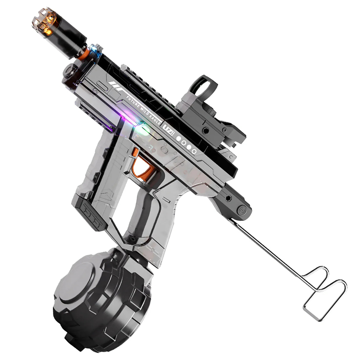 LED UZI Electric Water Gun Fire High Powered Realistic Toy Summer Outdoor