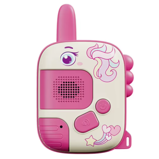 2Pcs Unicorn & Dinosaur Kids Walkie Talkie Set – Long Range 300m Cartoon Toy for Boys & Girls