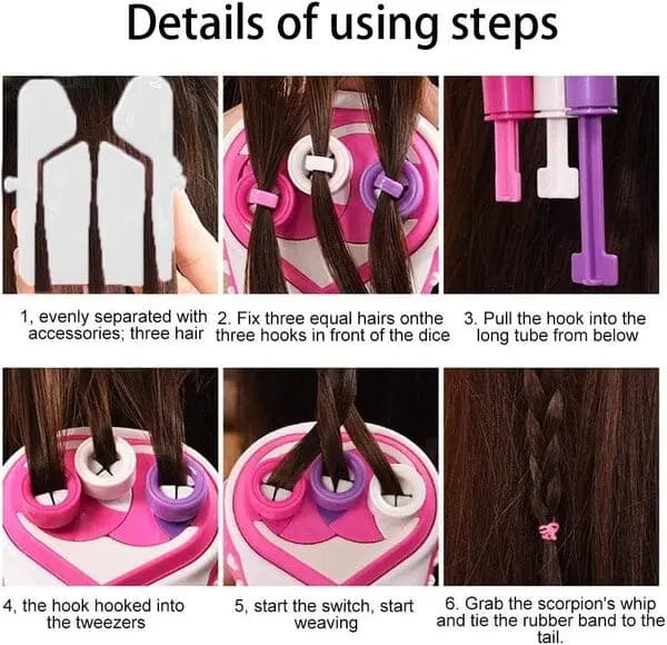 Automatic Hair Braider Fashion Machine for Kids