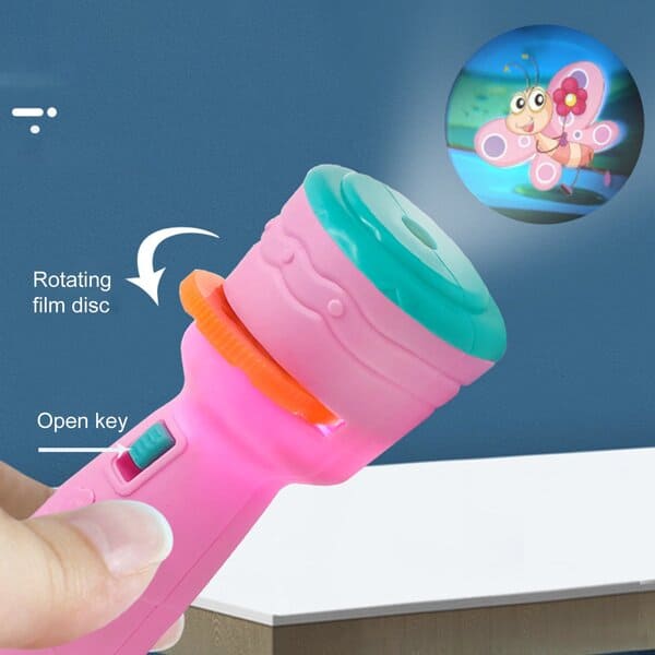 Mini Projection Torch Toy for Kids