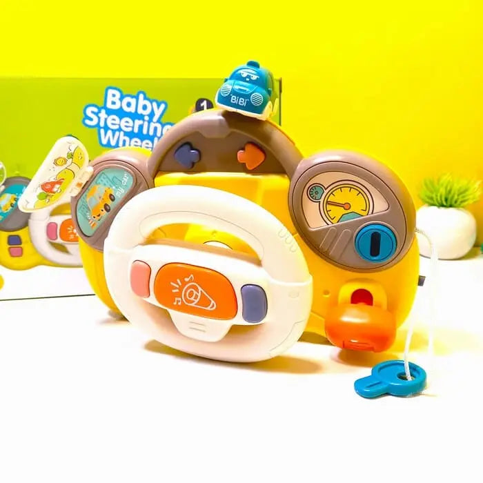 Musical Baby Car Steering Wheel Toy – Lights & Sounds Learning Toy for Infants