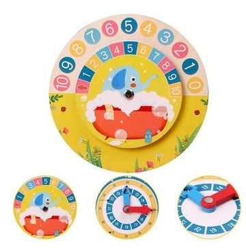 Double Sided - Math Counting Learning & Clock
