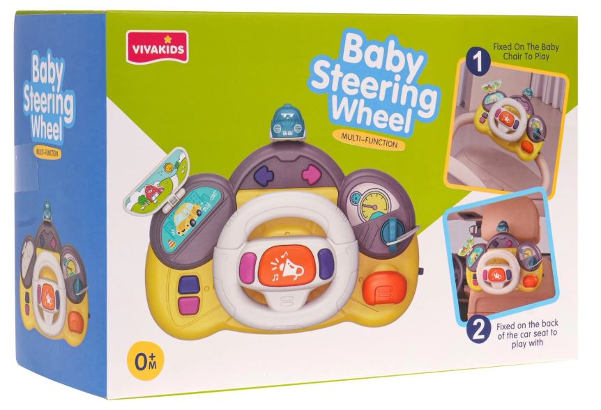 Baby Steering Wheel Toy – Interactive Driving Fun