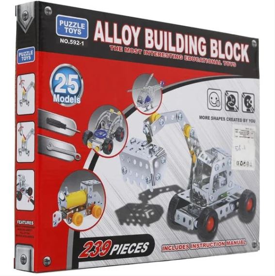 25 Models Alloy Building Blocks