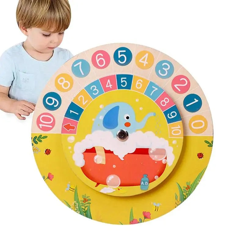 Wooden Montessori Time Learning Clock